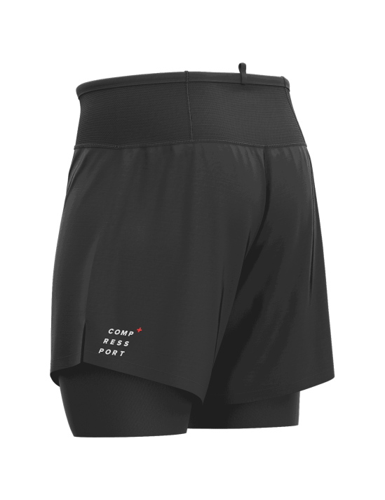 Trail 2-in-1 Short schwarz