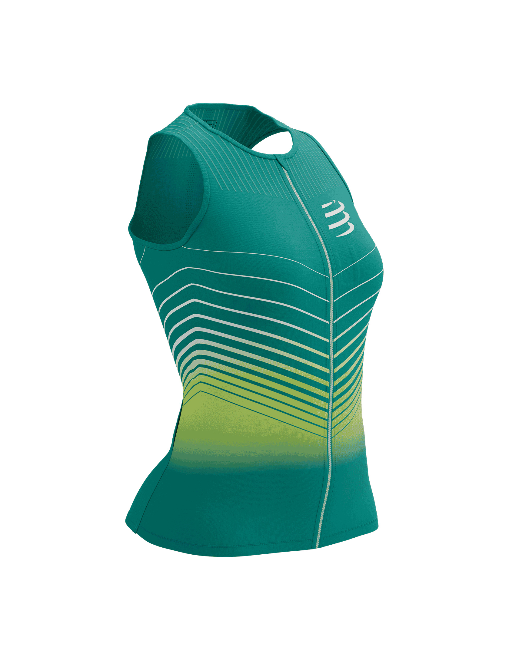 Tri Postural Aero Tank Top W - Green