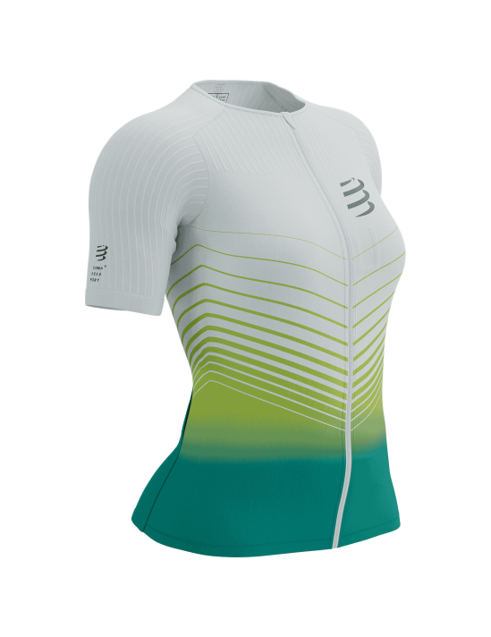 Tri Postural Aero SS Top W WHITE/COLUMBIA