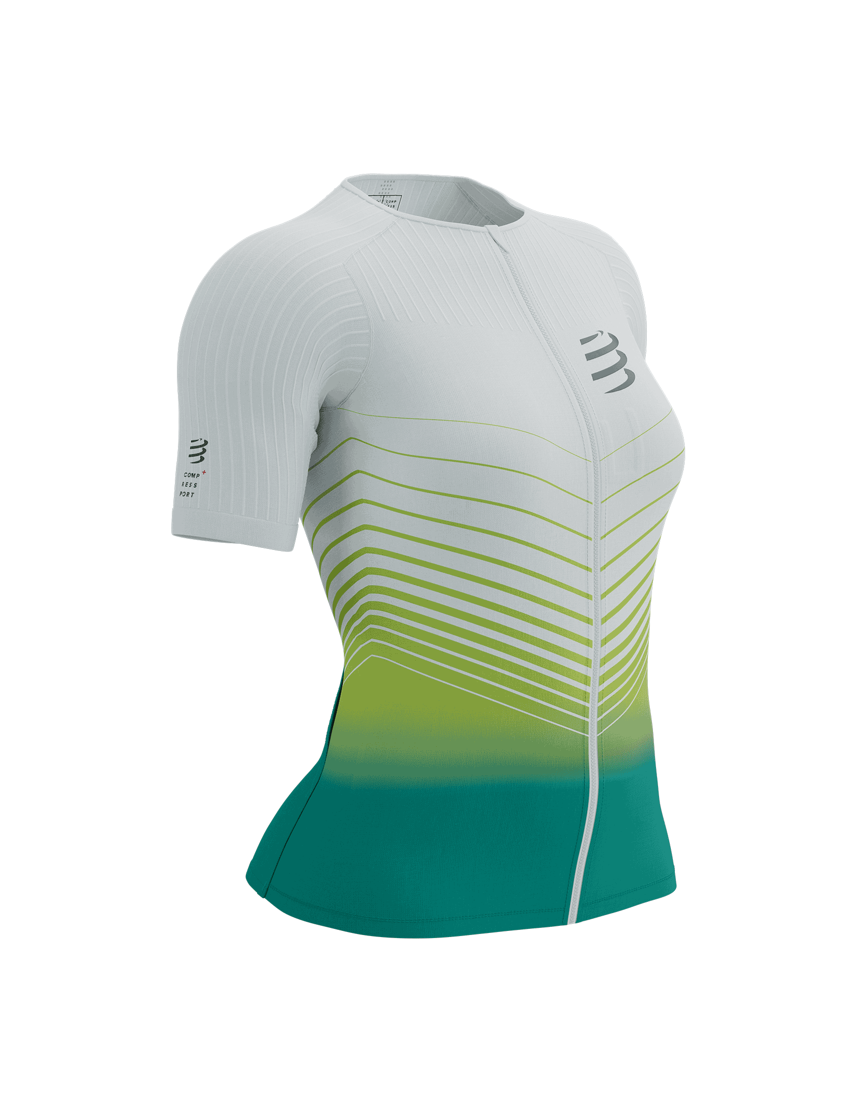 Tri Postural Aero SS Top W WHITE/COLUMBIA