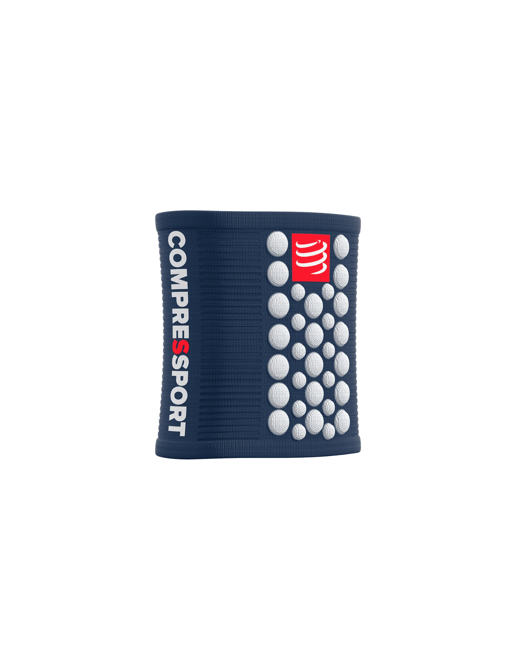 Sweatbands 3D.Dots blau/weiß