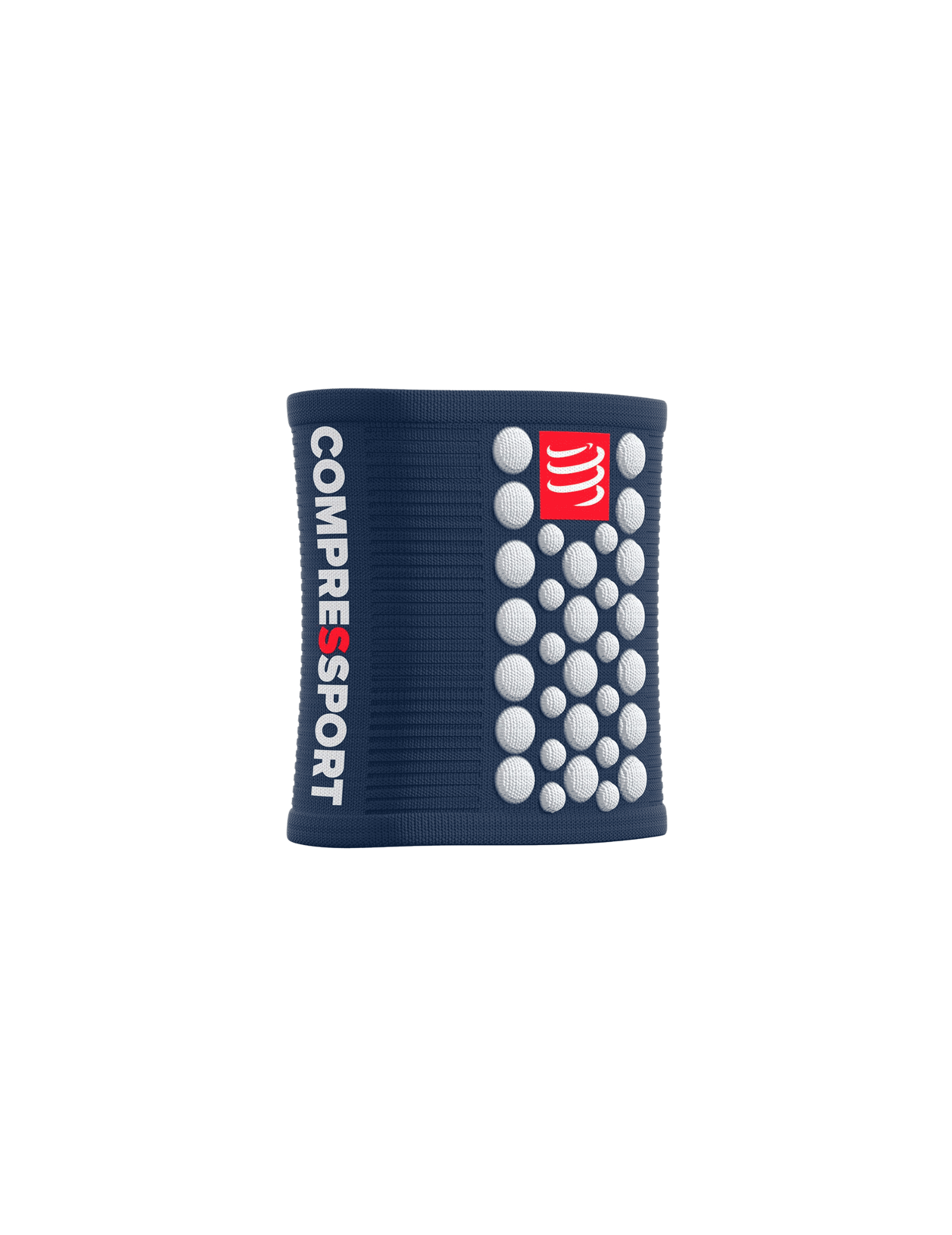 Sweatbands 3D.Dots blue/white