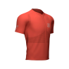Trail Half-Zip Fitted SS Top - Red Clay