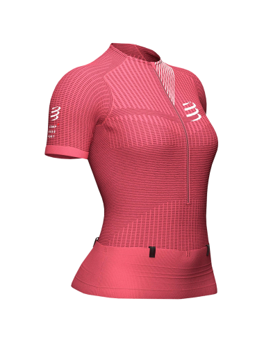 Trail Postural SS Top W - Garnet Rose