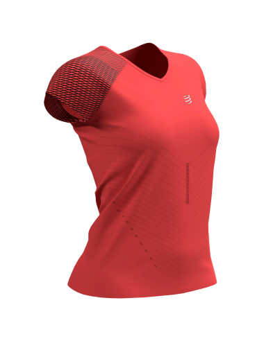 Performance SS Tshirt coral Woman