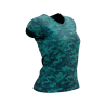 Training SS Tshirt W Camo Premium - Turquoise Blue/Camo