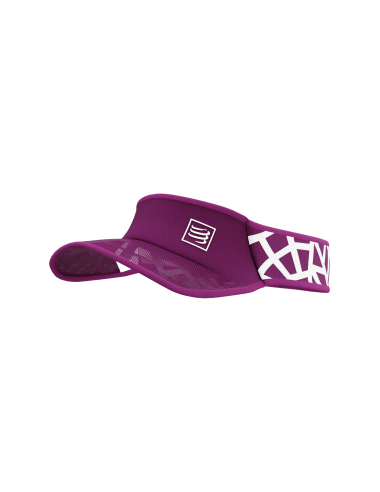 Spiderweb Ultralight Visor - Dark Purple/White