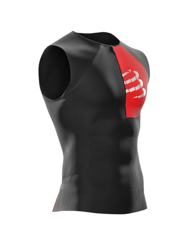 Canotta posturale da Triathlon nera