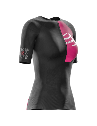 Maglia posturale da triathlon Aero SS W nera