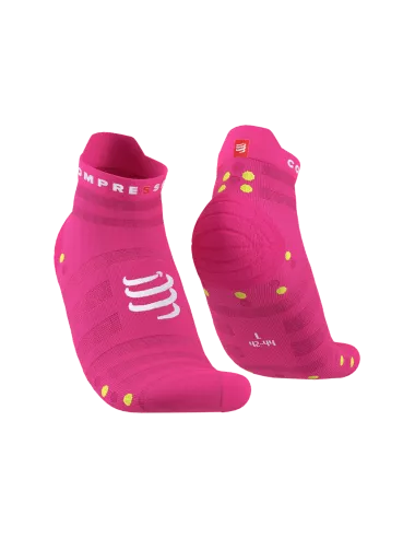 Pro Racing Socks v4.0 Ultralight Run Low - Fluo Pink/Primerose