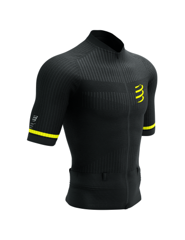 Trail Postural SS Top M - Black Safe Yellow