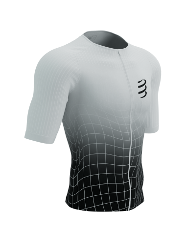 Tri Postural Aero SS Top M - Black White Print