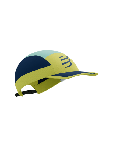 5 Panel Light Cap - Green Sheen Blues