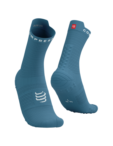 Pro Racing Socks v4.0 Run High - Niagara Blue White