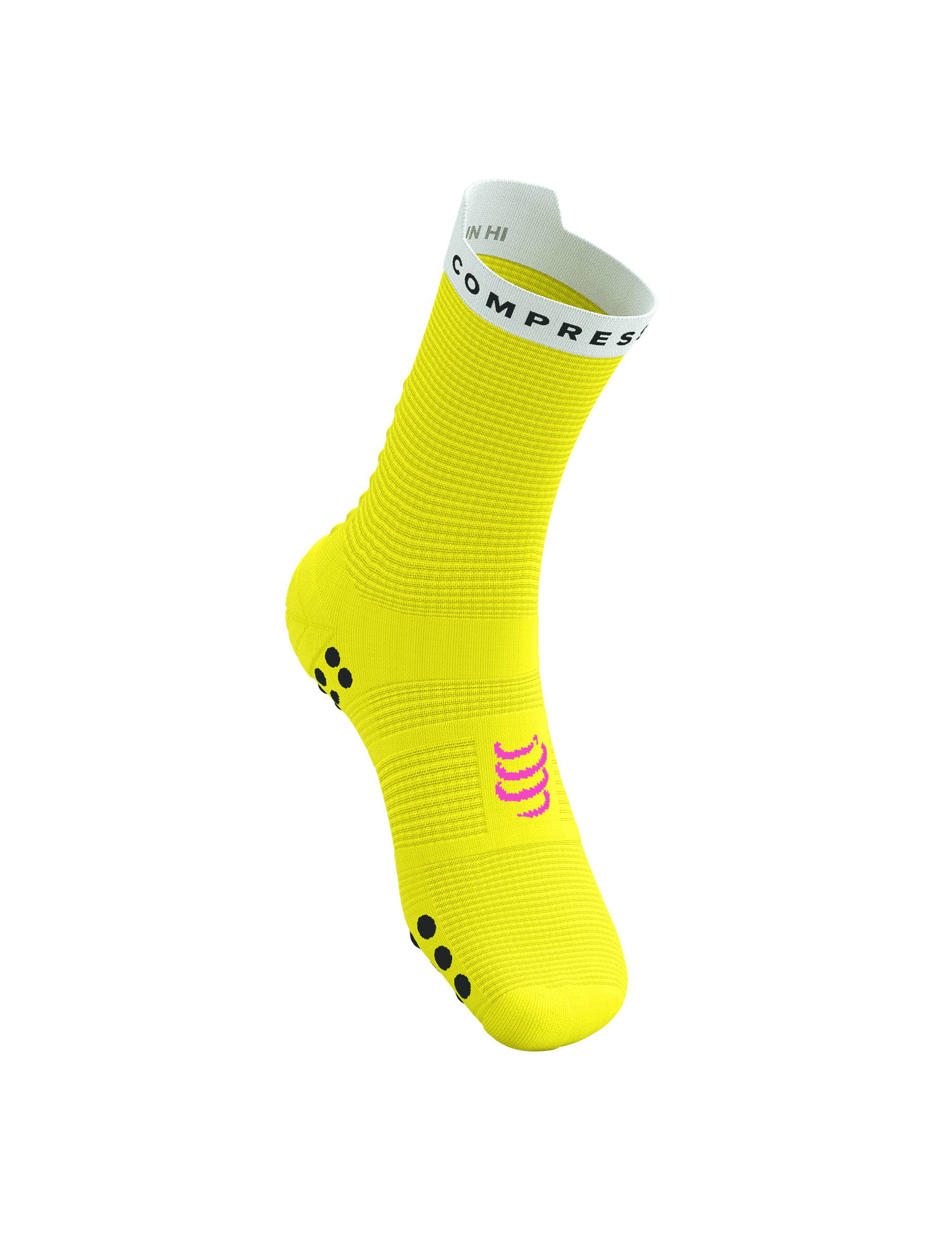 Pro Racing Socks v4.0 Run High SAFE YELLOW/WHITE