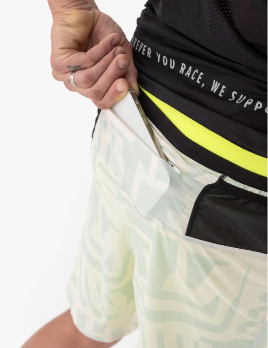 Trail Racing 2-In-1 Short M SUGAR/ICE PRINT
