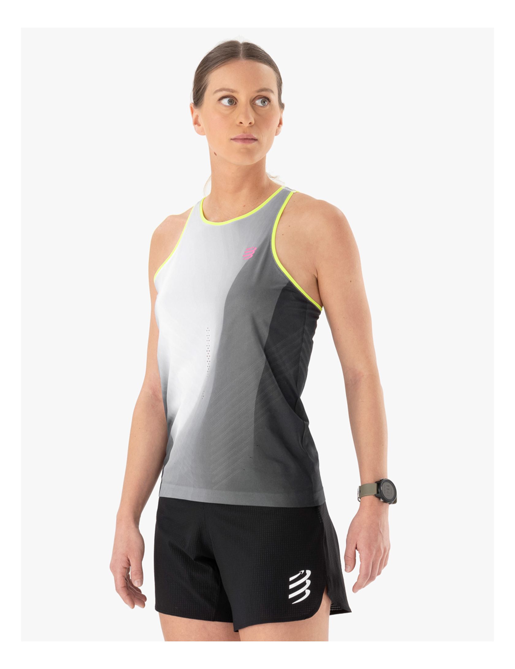 Performance Singlet W - Black/White