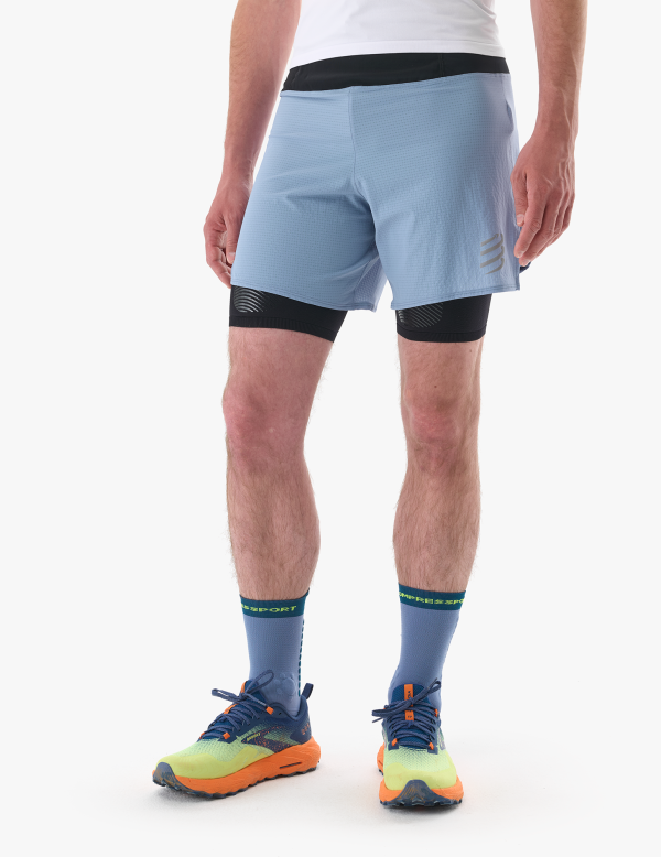 Trail Racing Overshort M - Denim