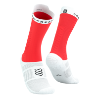 Pro Racing Socks V4.0 Bike - Fluo Red/White