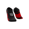 No Show Socks - Black/Red