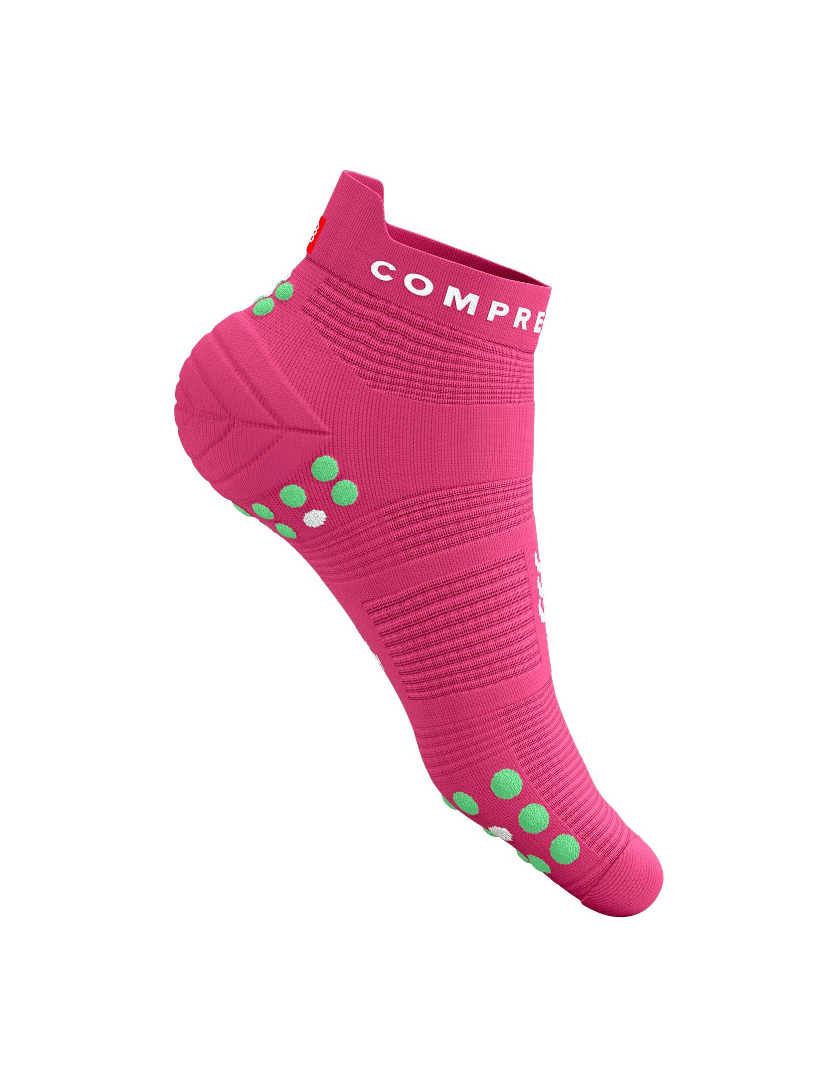 Pro Racing Socks v4.0 Run Low HOT PINK/SUMMER GREEN