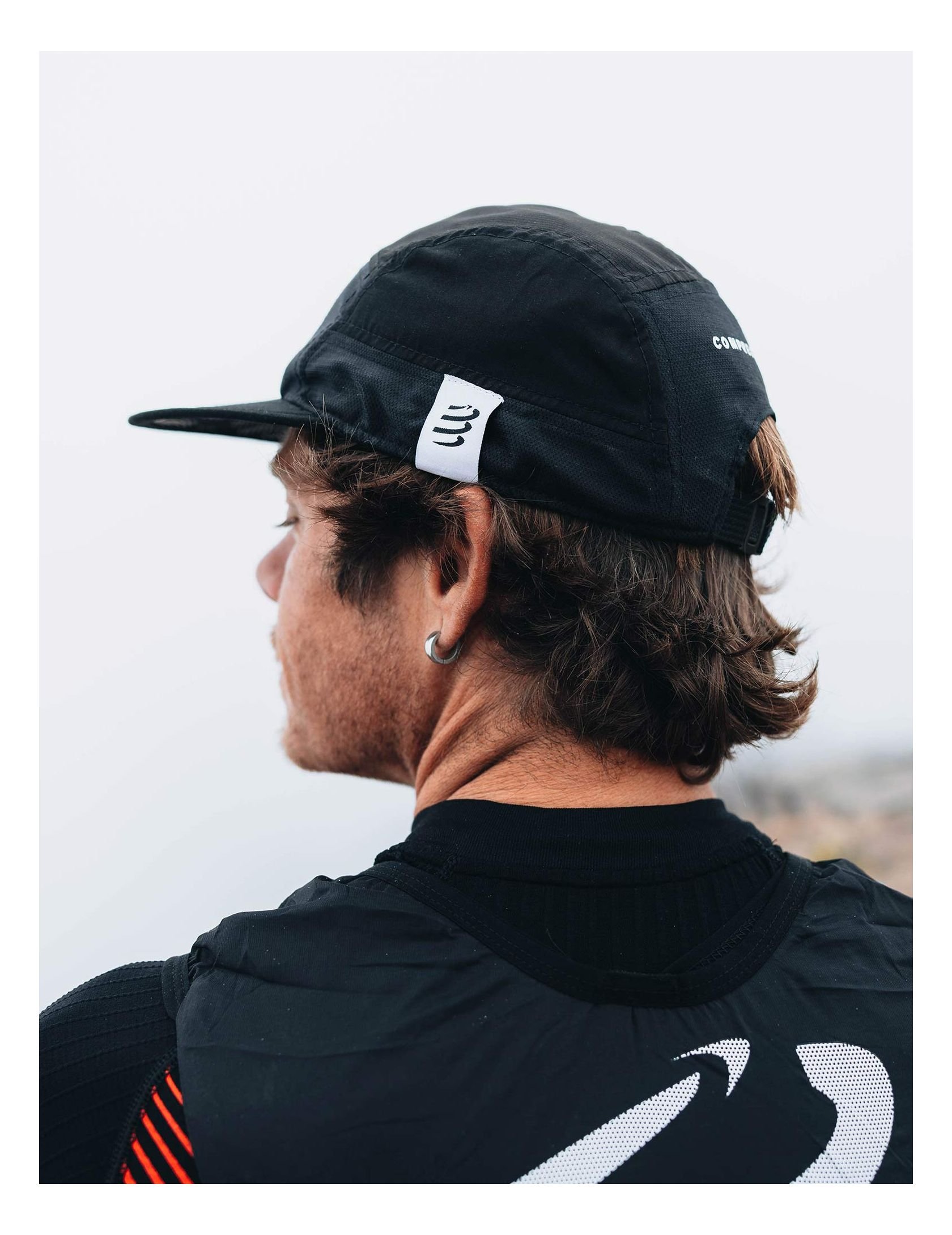 5 Panel Light Cap BLACK