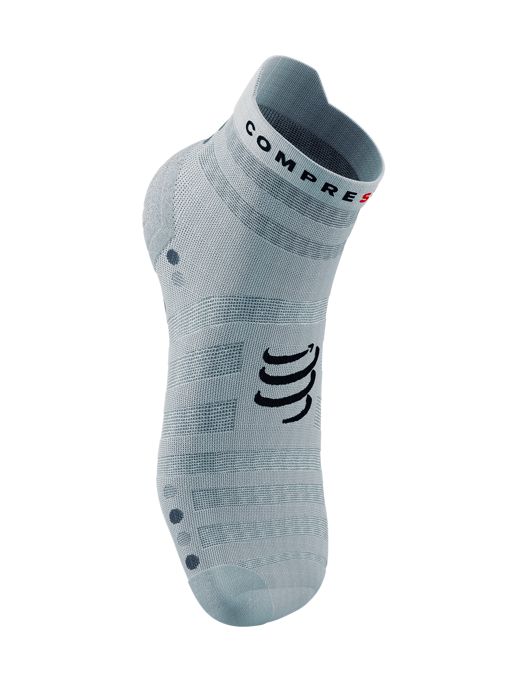 Pro Racing Socks v4.0 Ultralight Run Low - White/Alloy