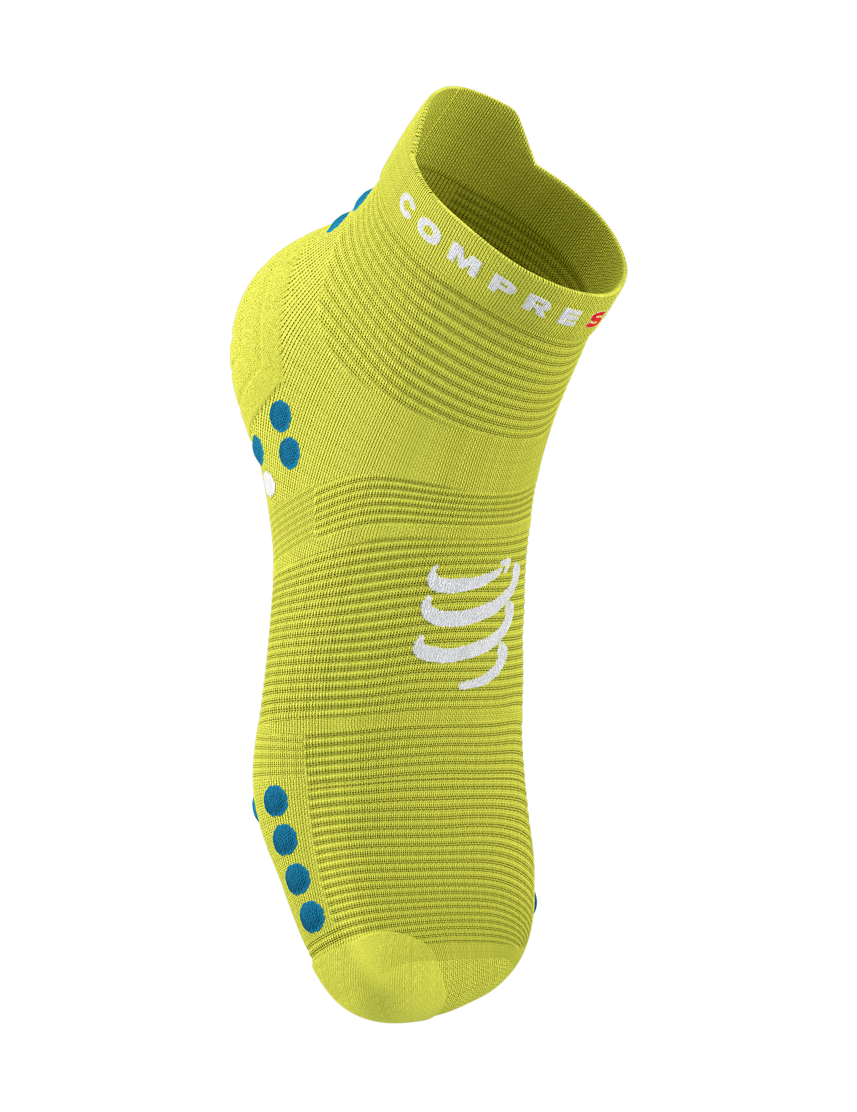 Pro Racing Socks v4.0 Run Low - Primerose/Fjord Blue