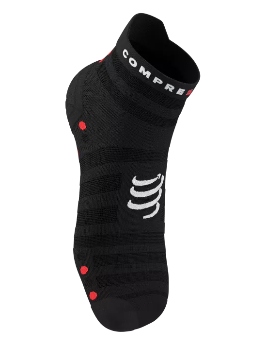 Pro Racing Socks v4.0 Ultralight Run Low - Black/Red