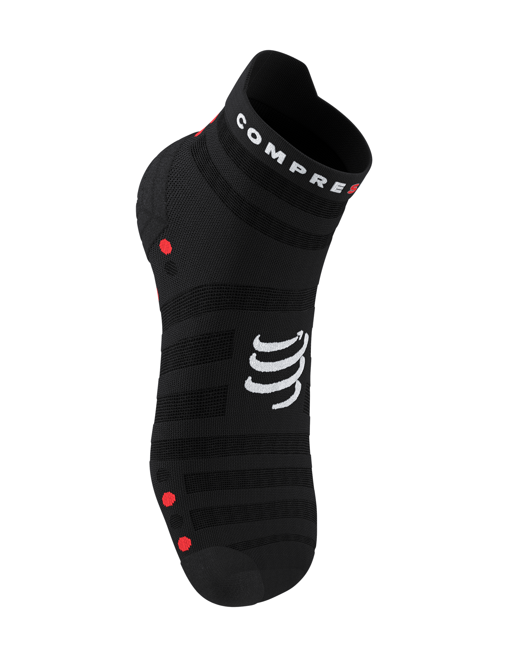 Pro Racing Socks v4.0 Ultralight Run Low - Black/Red