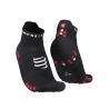 Pro Racing Socks v4.0 Run Low - Black/Red