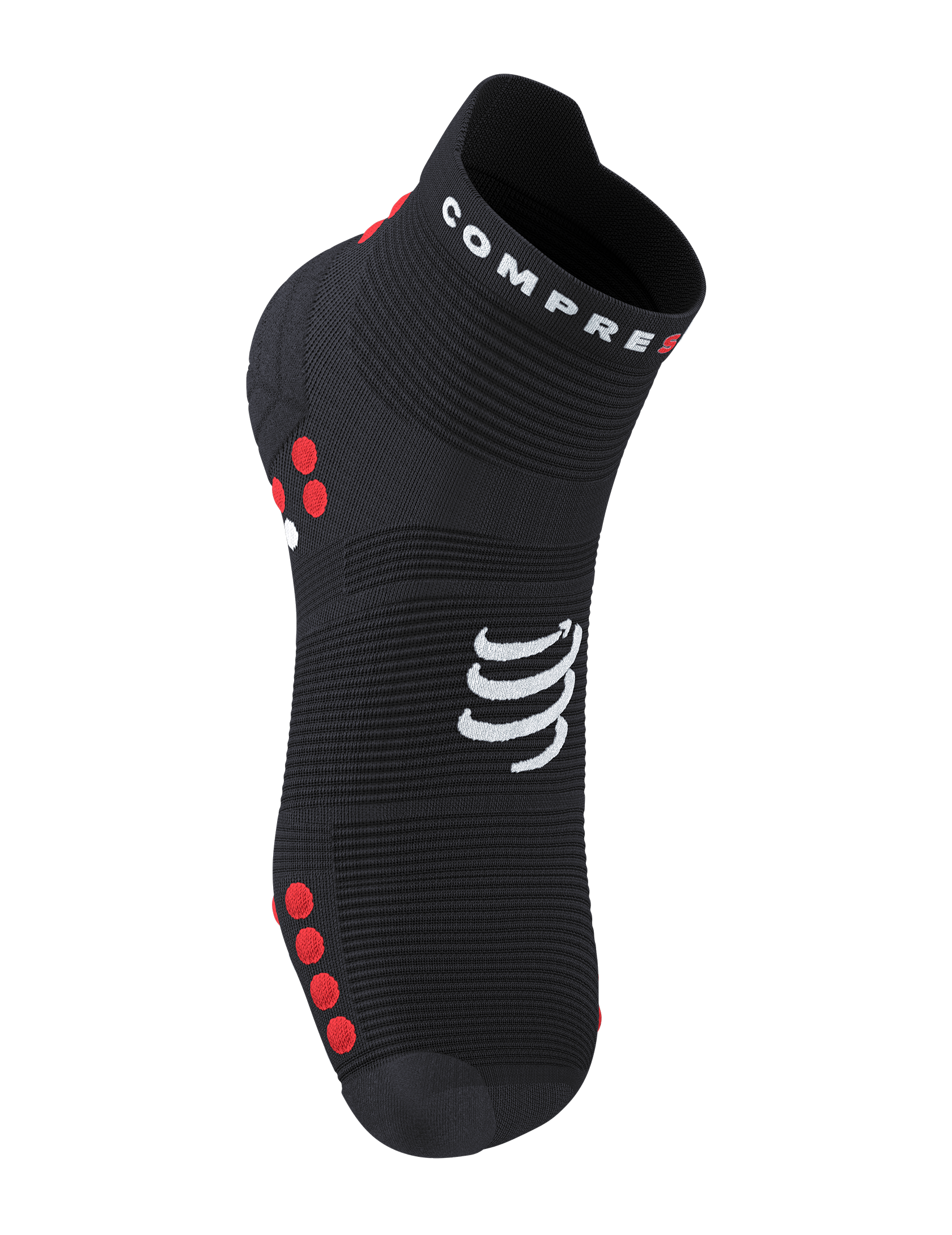 Pro Racing Socks v4.0 Run Low - Black/Red