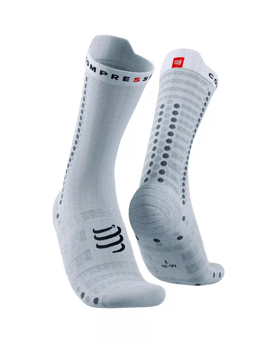 Pro Racing Socks v4.0 Ultralight Bike - White/Grey