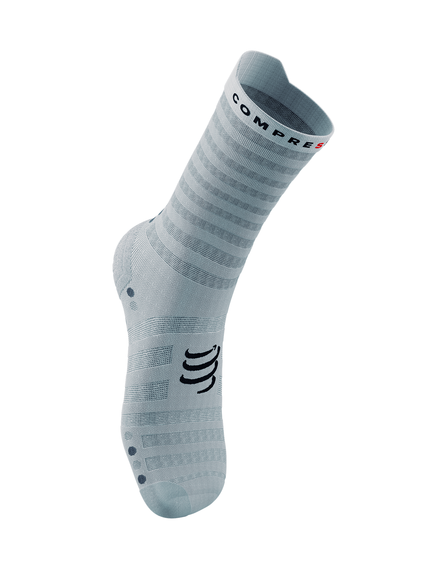 Pro Racing Socks v4.0 Ultralight Run High - White/Alloy