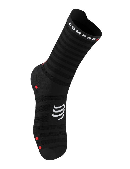 Pro Racing Socks v4.0 Ultralight Run High - Black/Red