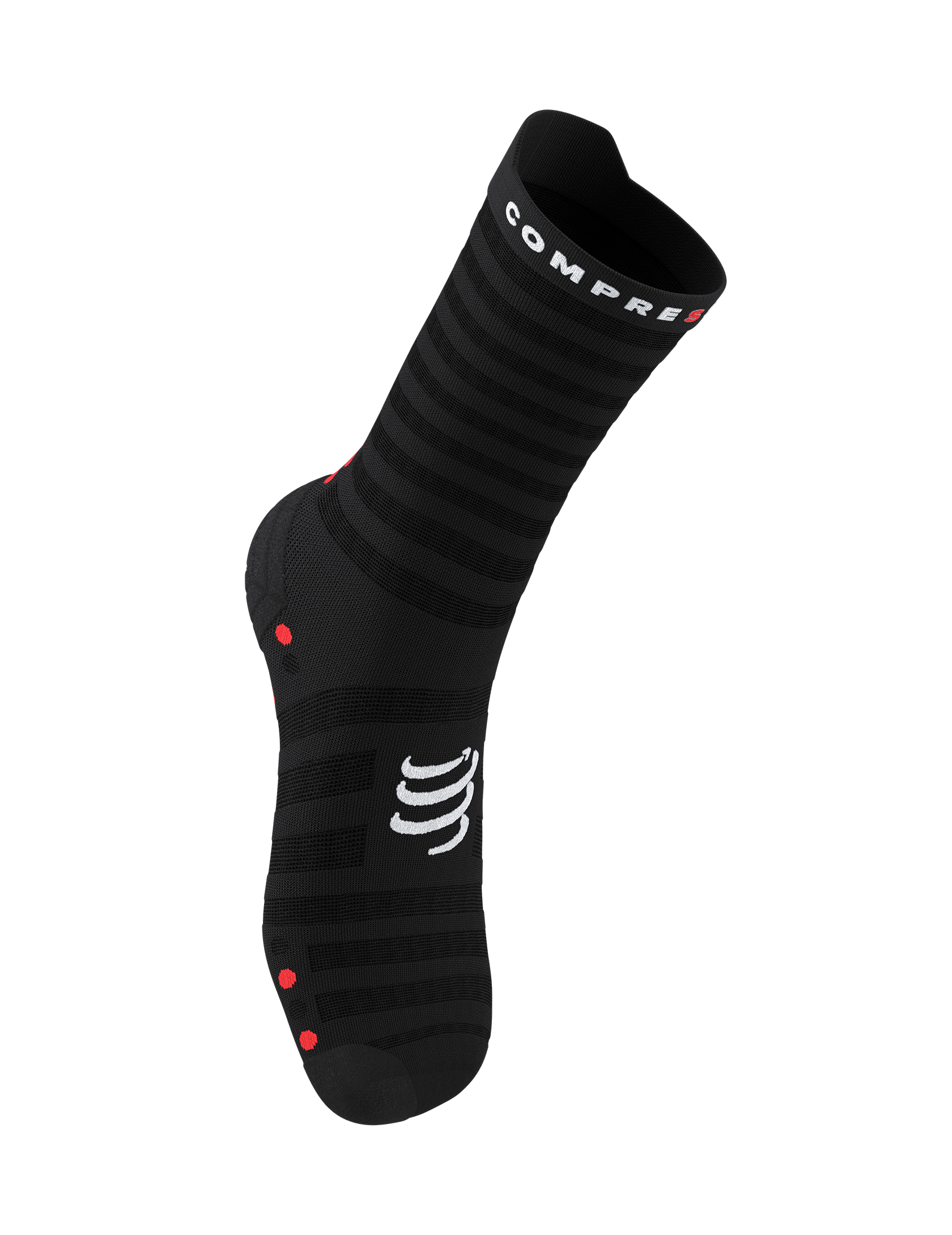 Pro Racing Socks v4.0 Ultralight Run High - Black/Red