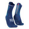 Pro Racing Socks v4.0 Trail - Sodalite/Fluo Blue