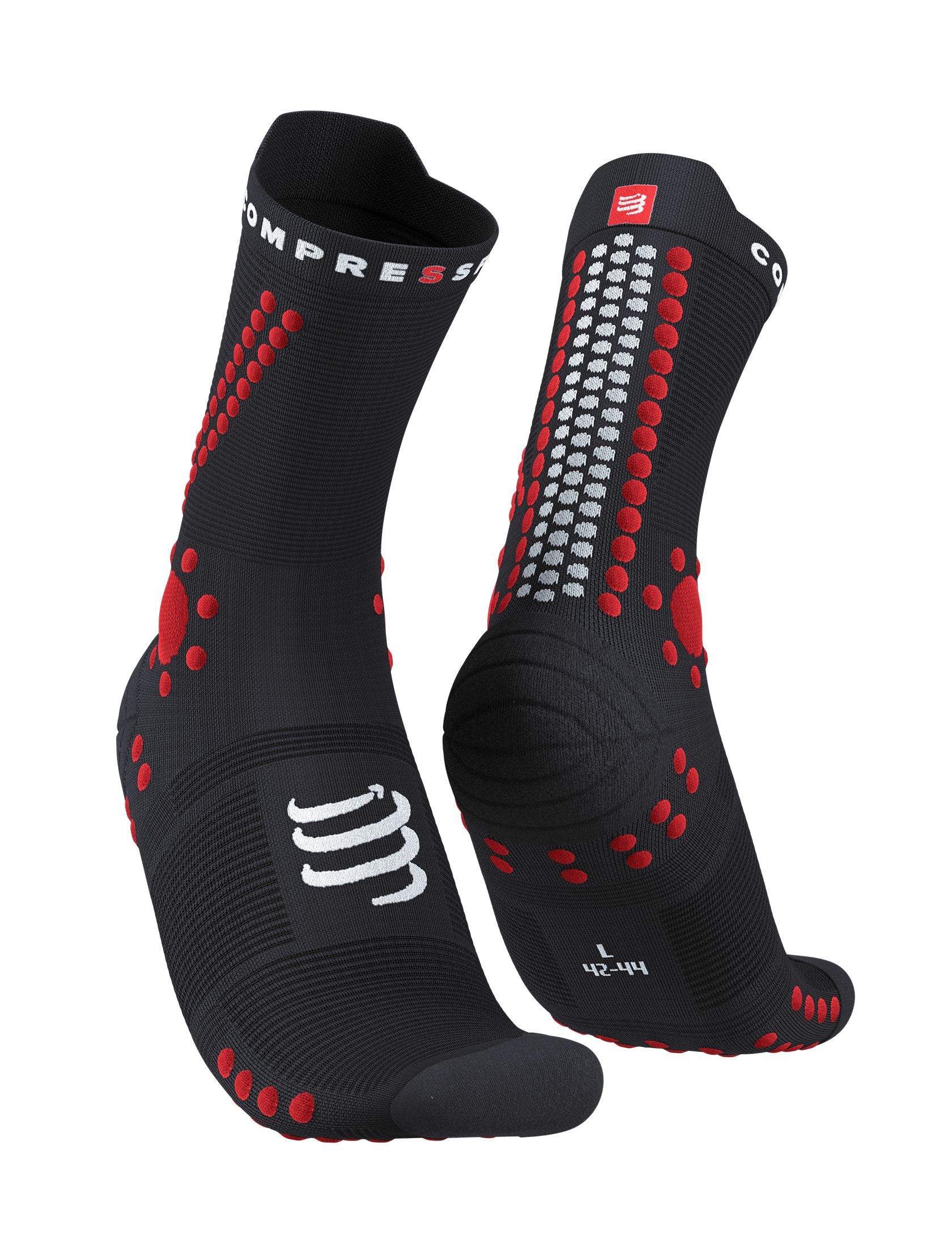 Pro Racing Socks v4.0 Trail - Black/Red