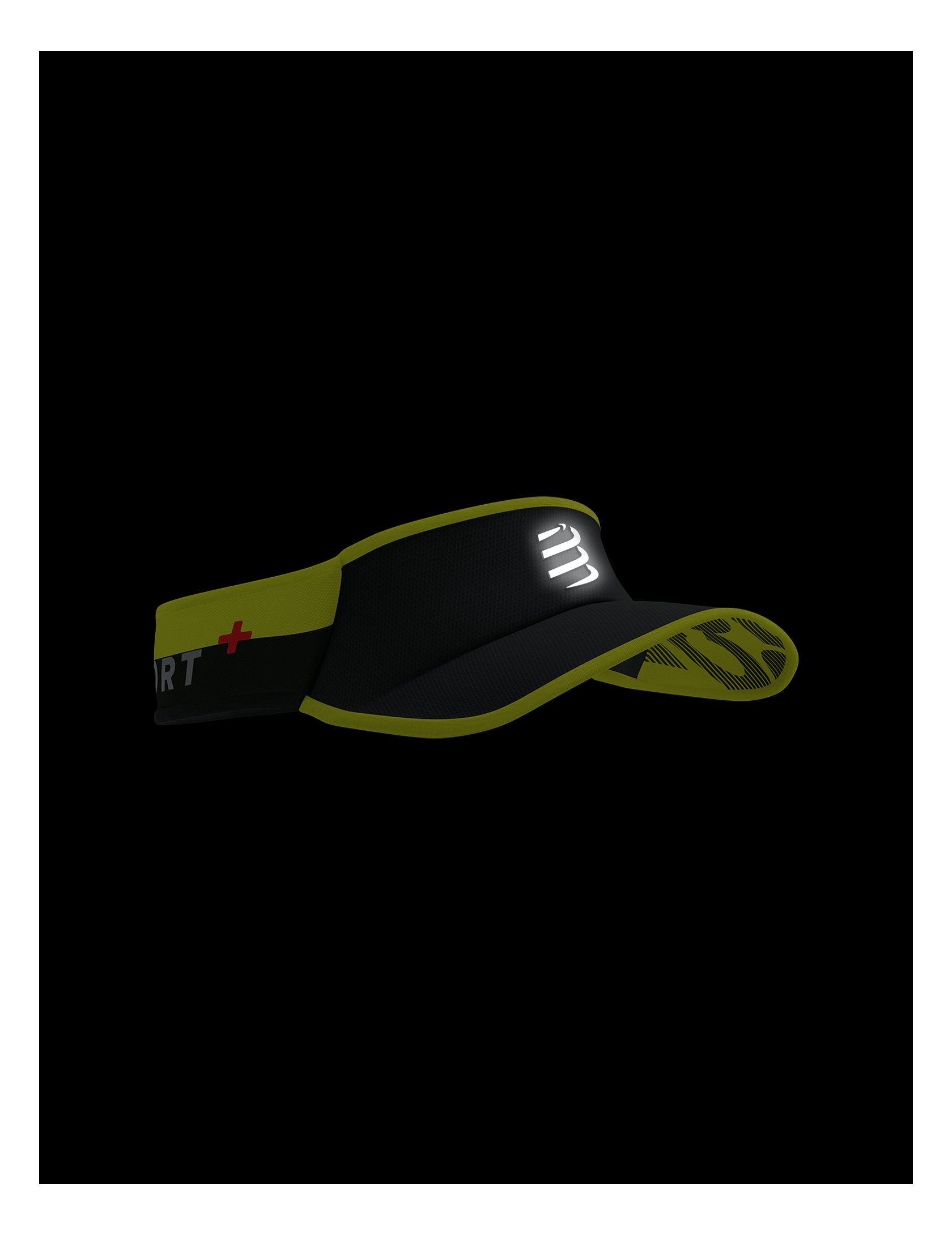 Visor Ultralight Flash - Black/Fluo Yellow