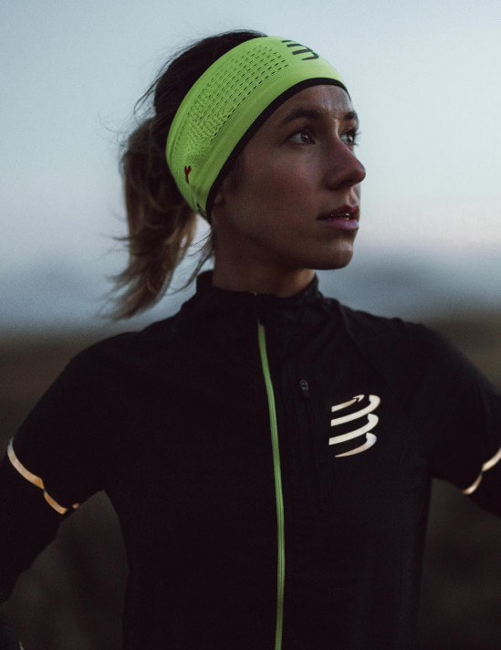 Headband On/Off Flash - Fluo Yellow/Black