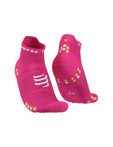 Pro Racing Socks v4.0 Run Low - Fluo Pink/Primerose