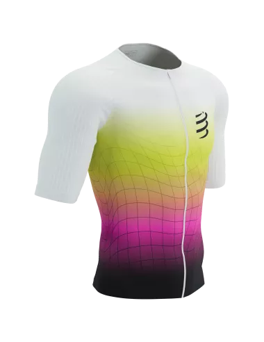 Tri Postural Aero SS Top M - Safe Yellow/Neo Pink