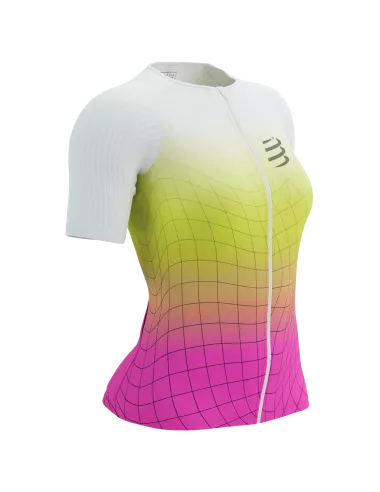 Tri Postural Aero SS Top W - Safe Yellow/Neo Pink