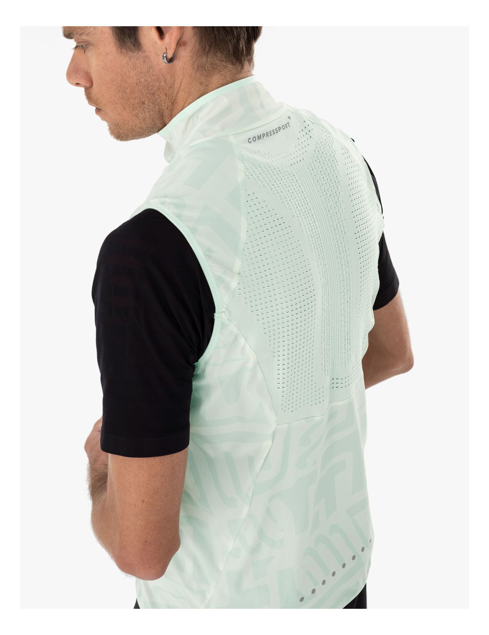 Hurricane Windproof Vest M - Sugar Ice Print