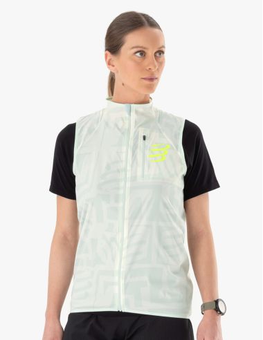 Hurricane Windproof Vest W - Sugar Ice Print