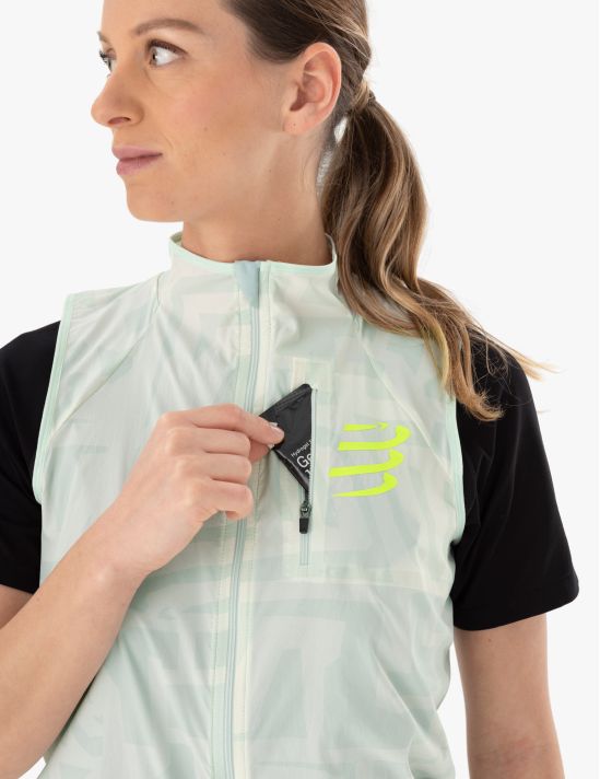 Hurricane Windproof Vest W - Sugar Ice Print