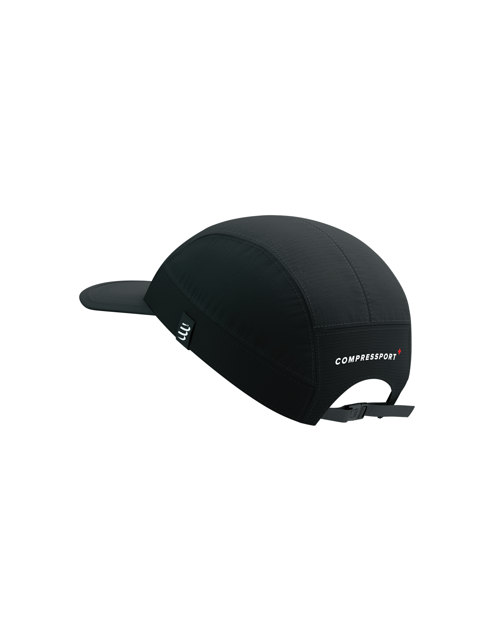 5 Panel Light Cap - Black