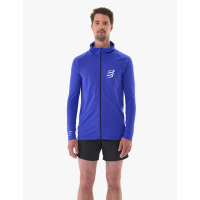 3D Thermo Seamless Hoodie Zip - Dazz Blue