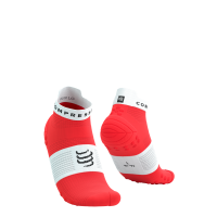 Pro Racing Socks V4.0 Run Low - Fluo Red/White