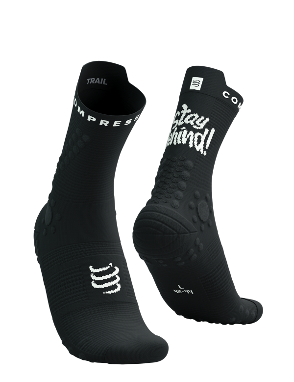 Pro Racing Socks V4.0 Trail Stay Behind - Black